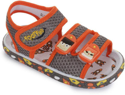 

Liberty Girls Velcro Flats(Orange