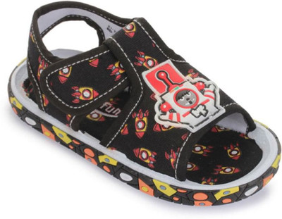 

Liberty Girls Velcro Flats(Black