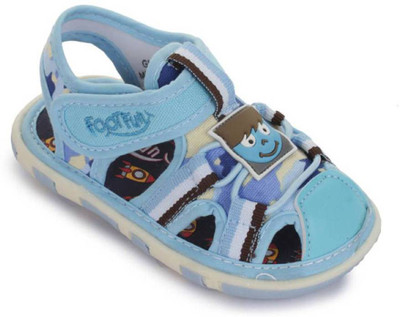 Liberty Girls Velcro Flats(Blue