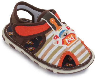 

Liberty Girls Velcro Flats(Brown