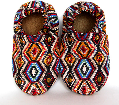 

SKIPS Boys & Girls Slip on Moccasins(Multicolor, Multicolor aztec print
