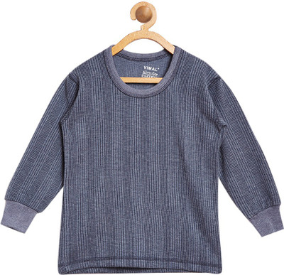 

Vimal Jonney Top For Boys(Dark Blue, Pack of 1, Navy blue