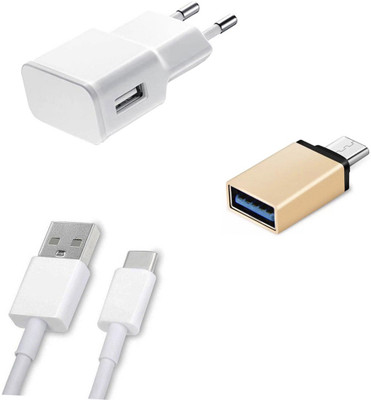 DAKRON Wall Charger Accessory Combo for HTC 10 evo(White)