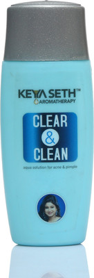 KEYA SETH AROMATHERAPY Clear & Clean Apua Solution for Acne Pimple Pigmentation & Rash- Enriched with Lemongrass & Geranium oil(50...