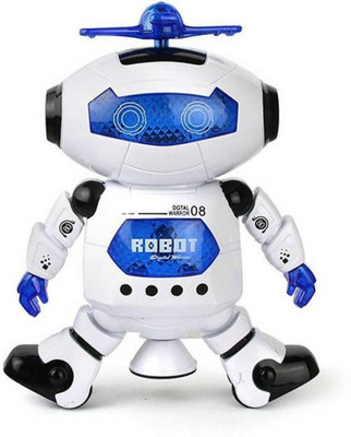 

Sajani Dancing And Musical 3D Robot With 360 Rotation And LED Lights For Smarter Kids. (Multicolor)(Multicolor)