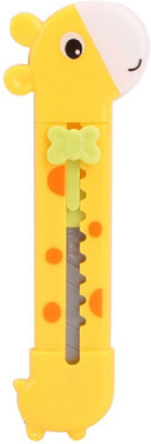

Jadebin lovely giraffe Plastic Grip Hand-held Paper Cutter(Set Of 1, Yellow)