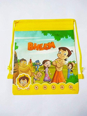 

Krishna Creations Printed Party Pouch(Yellow, Pack of 12)