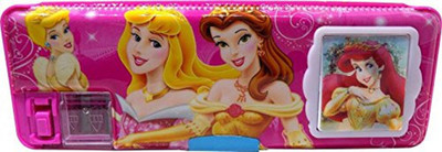 

RAAYA Barbie Cartoon Art Plastic Pencil Box(Set of 1, Pink)