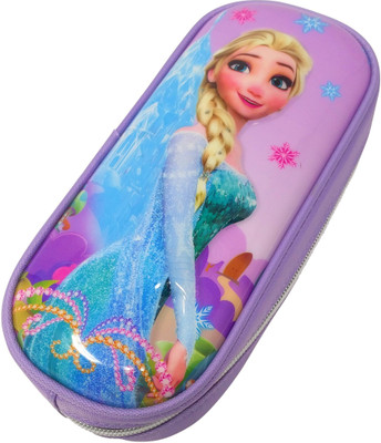 

Parteet Pouch Cartoon Art Polyester Pencil Box(Set of 1, Purple)