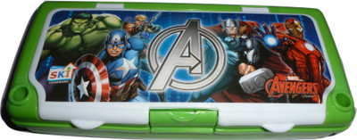 

Funcart Disney Marvel Theme Art Plastic Pencil Box(Set of 4, Multicolor)