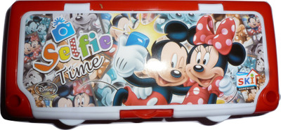 

Funcart Disney Disney Theme Art Plastic Pencil Box(Set of 4, Multicolor)