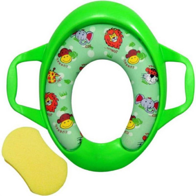 

Chote Janab Soft Cushioned with Support Handles Potty Seat(Green)