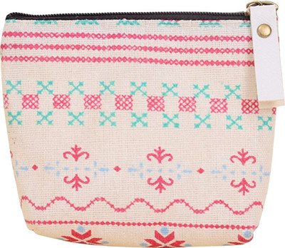 

Jadebin Mini Wallet Canvas Purse Pouch Multipurpose Organizer for Jewellery Earings | Earphones | SD Cards | Medicines - Snowflake Pouch(Multicolor)