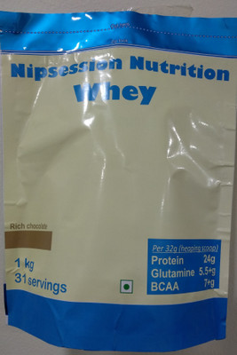 

Nipsession Nutrition 1 kg whey Rich chocolate Whey Protein(1 kg, Rich Chocolate)