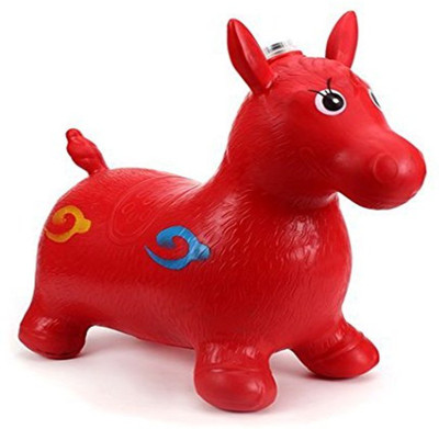 

Koji Exim India Koji Jumping Horse Inflatable Space Hopper, Ride-on Bouncy Animal Color may vary