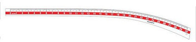

Isomars Hip Curve Ruler - 30" Ruler(Set of 1, White)