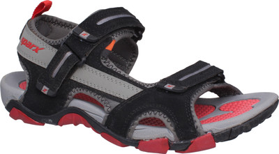 

Sparx Men Black Red Sports Sandals