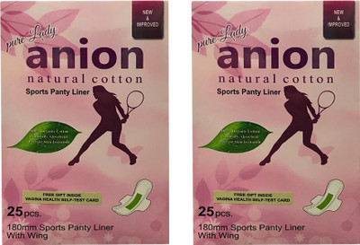 

Happy Time Pure Anion PantyLiner Pack of 2 Pantyliner(Pack of 50)