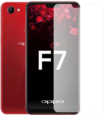 CASE CREATION Tempered Glass Guard for OPPO F7(Pack of 1)
