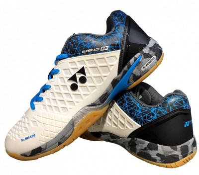 

Yonex B SHOES SUPER ACE03 Badminton Shoes For Men(White, White black