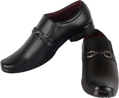 

JUMPING SHOES Slip On For Men(Black