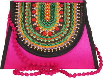 

Lovemate Women Pink Canvas Sling Bag