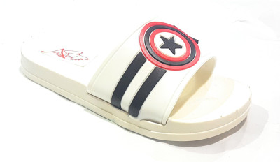 

Angel Fashion Angel Fashion NewSStar Slipper for Men Slides, White