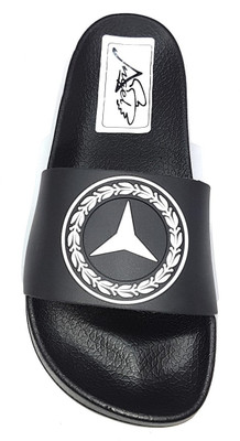 

Angel Fashion Angel Fashion Merc Slipper for Men Slides, Black