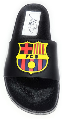 

Angel Fashion Angel Fashion FCB Slipper for Men Slides, Black