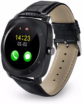 

MOBILE LINK X3 Black Smartwatch(Black Strap Free Size)