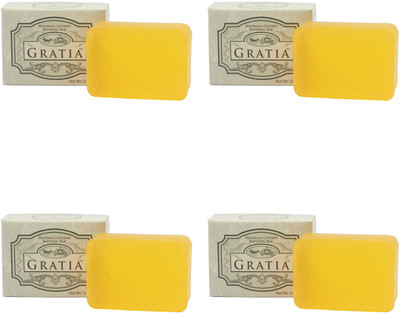 

GRATIA Orange Soap(500 g, Pack of 4)