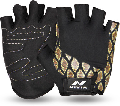 

Nivia Snake Gym & Fitness Gloves (, Black