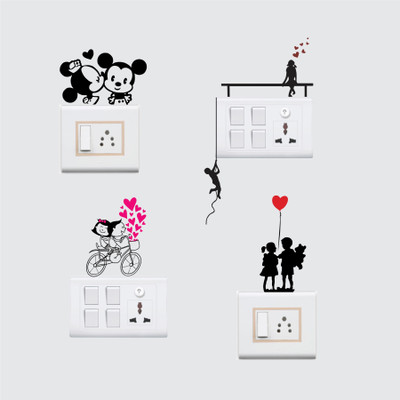 48 Off On Stickersyard Medium Love Couple Wall Sticker Decal