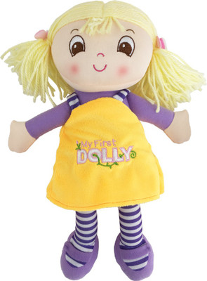 My Baby Excel My First Dolly Plush Yellow Color 30 cm - 30 cm(Yellow)