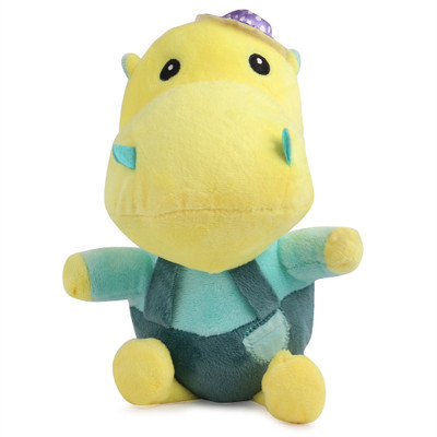

Skylofts Attractive Happy Hippo Soft Toy for Kids - Green - 18 cm(Multicolor)
