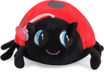 

Skylofts 20cm Cute Multicolor Beetle / LadyBug Stuffed Soft Toy For Kids - Black & Red - 20 cm(Multicolor)