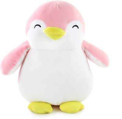 

Skylofts Cute Penguin Bird from Polar Region Antarctic 's Peninsula - Pink & White - 18 cm(Multicolor)