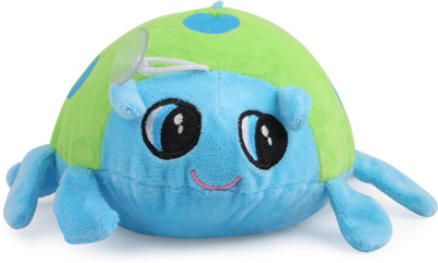 

Skylofts 20cm Cute Multicolor Beetle / LadyBug Stuffed Soft Toy For Kids - Blue & Green - 20 cm(Multicolor)