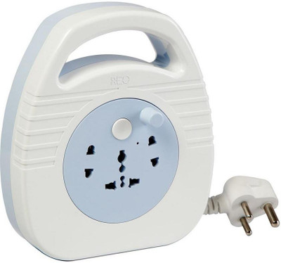 

REO BLUEMOON 3 Pin 4 metre Round Reel 3 Socket Surge Protector(Blue)