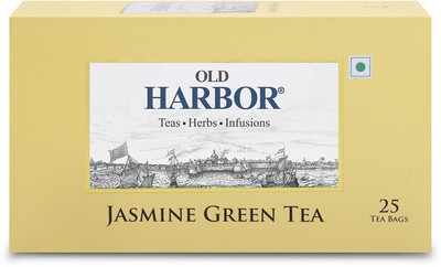 

old harbor tea Jasmine Green Tea 25 Tea Bags Jasmine Green Tea Bags Box(50 g)