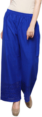 Clemente Regular Fit Women Blue Trousers