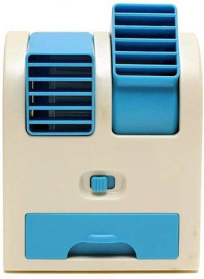 

DAZIBAO MULTIPURPOSE and compact Mini Air Cooler+USB CHARGE+AIR FRAGNACE BLUE596 USB Air Freshener(Blue)