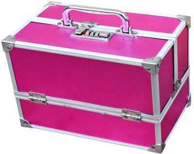 

Shilpika Creation Awesome Makeup and Multipurpose Vanity Box(Pink)