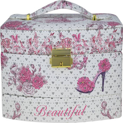 

ZEVORA Cinderella Sandal Makeup, Jewellery, Multi Purpose Makeup Vanity Box (Multicolor) 1 Vanity Box(Multicolor)