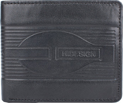 

Hidesign Men Black Genuine Leather Wallet(1 Card Slot)