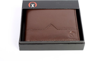 

Ox Men Formal Brown Genuine Leather Wallet(9 Card Slots)