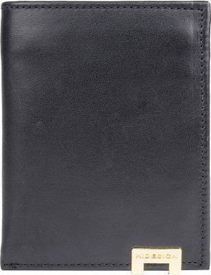 

Hidesign Men Black Genuine Leather Wallet(1 Card Slot)