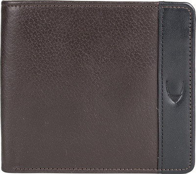 

Hidesign Men Brown Genuine Leather Wallet(8 Card Slots), Brown black