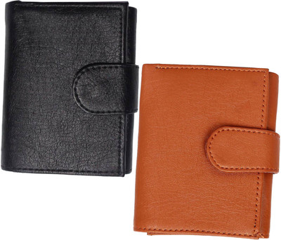 

Peacock Mundkar Boys Tan, Black Artificial Leather Wallet(6 Card Slots)