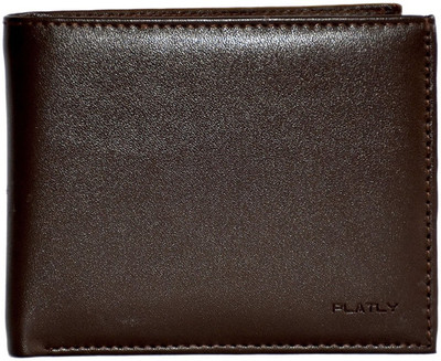

Platly Men Brown Genuine Leather Wallet(3 Card Slots)